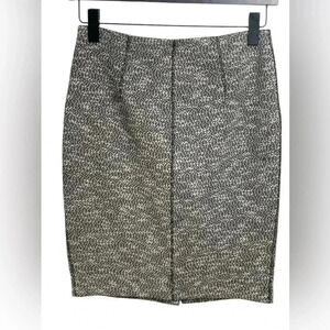 Ann Taylor Stretchy Pencil Skirt, Hidden Back Zipper, Wrinkle Free Fabric Size 6